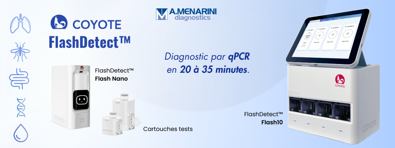 Diagnostic par qPCR en 20 à 35 min